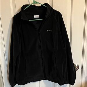 Columbia Black Fleece Jacket Women’s 1X EUC
